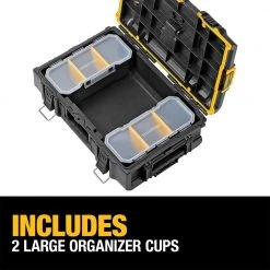 DEWALT TOUGHSYSTEM 2.0 Small Tool Box with Bonus 22 in. Medium Tool Box and 24 in. Mobile Tool Box (3-Piece Set) -Tool Storage Online Shop black dewalt modular tool storage systems dwst08165w00450 1f 1000