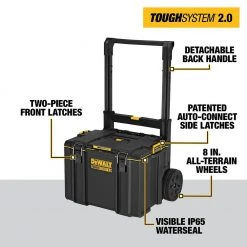 DEWALT TOUGHSYSTEM 2.0 Small Tool Box with Bonus Medium Tool Box, Mobile Tool Box and Mechanic Tool Set (226-Piece) w/ Tool Box 19 DEWALT TOUGHSYSTEM 2.0 Small Tool Box with Bonus Medium Tool Box, Mobile Tool Box and Mechanic Tool Set (226-Piece) w/ Tool Box -Tool Storage Online Shop black dewalt modular tool storage systems dwst08165w0506h 1d 1000