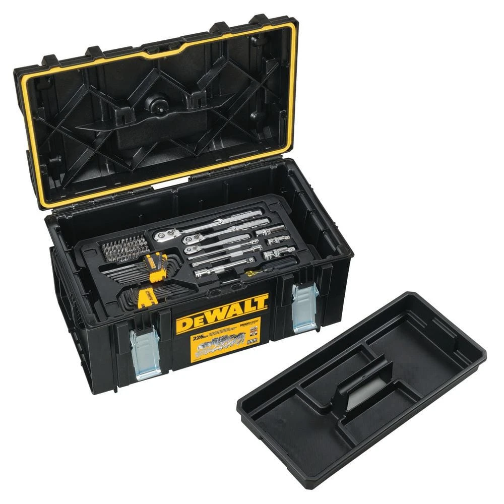 DEWALT TOUGHSYSTEM 2.0 Small Tool Box with Bonus Medium Tool Box, Mobile Tool Box and Mechanic Tool Set (226-Piece) w/ Tool Box 8 DEWALT TOUGHSYSTEM 2.0 Small Tool Box with Bonus Medium Tool Box, Mobile Tool Box and Mechanic Tool Set (226-Piece) w/ Tool Box - Image 6