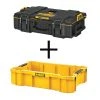 DEWALT Tough System 2.0 Tool Box with Tray -Tool Storage Online Shop black dewalt modular tool storage systems dwst08165w8120 64 1000