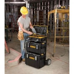 DEWALT TOUGHSYSTEM 9.6 in. 0-Drawer Utility Cart Tool Box Carrier -Tool Storage Online Shop black dewalt modular tool storage systems dwst08210 44 1000