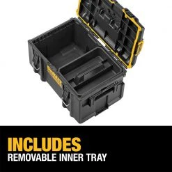 DEWALT TOUGHSYSTEM 2.0 22 in. Medium Tool Box with (2) TOUGHSYSTEM 2.0 Deep Tool Trays -Tool Storage Online Shop black dewalt modular tool storage systems dwst08300w81202 c3 1000