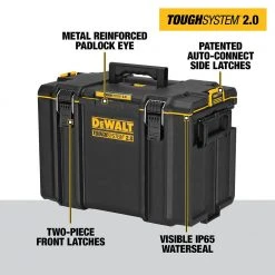 DEWALT TOUGHSYSTEM 2.0 22 in. Extra Large Tool Box -Tool Storage Online Shop black dewalt modular tool storage systems dwst08400 40 1000