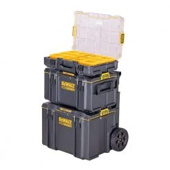 DEWALT TOUGHSYSTEM 2.0 24 in. Mobile Tool Box, 22 in. Large Tool Box and 10-Compartment Deep Small Parts Organizer -Tool Storage Online Shop black dewalt modular tool storage systems dwst08450w30040 66 1000