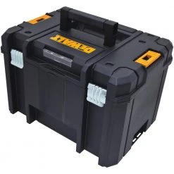 DEWALT TSTAK VI 17 in. Stackable Deep Tool Storage Box -Tool Storage Online Shop black dewalt modular tool storage systems dwst17806 4f 1000