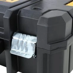 DEWALT TSTAK II 13 in. Stackable Flat Top Tool Storage Case -Tool Storage Online Shop black dewalt modular tool storage systems dwst17807 40 1000