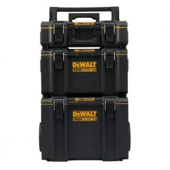 DEWALT ToughSystem 2.0 24 in. Tower Tool Box System (3-Piece Set) -Tool Storage Online Shop black dewalt modular tool storage systems dwst60437 a0 1000