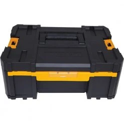 DEWALT TSTAK VI 17 in. Tool Box, TSTAK II Tool Box, TSTAK III Organizer and Trolley Storage System Combo Set (4 Components) -Tool Storage Online Shop black dewalt modular tool storage systems dwtstak08 66 1000