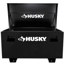 Husky 48 in. W x 24 in. D Steel Job Site Tool Box in Black -Tool Storage Online Shop black husky jobsite boxes h48jsb 1f 1000