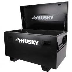 Husky 48 in. W x 24 in. D Steel Job Site Tool Box in Black