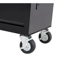 Husky 42 in. W x 18.1 in. D 8-Drawer Black Mobile Workbench Cabinet with Solid Wood Top -Tool Storage Online Shop black husky mobile workbenches h42mwc8blk c3 1000