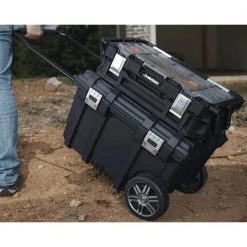 Husky 26 in. Connect Rolling Tool Box Black -Tool Storage Online Shop black husky modular tool storage systems 228224 76 1000