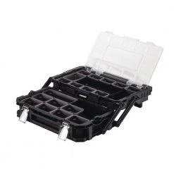 Husky 22 in. 22-Compartment Connect Cantilever Organizer for Small Parts Organizer -Tool Storage Online Shop black husky modular tool storage systems 230379 1f 1000