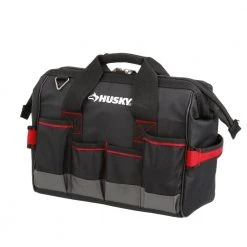 Husky 14 in. Large Mouth Tool Bag -Tool Storage Online Shop black husky tool bags 67125 02 44 1000