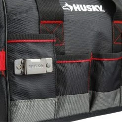 Husky 14 in. Large Mouth Tool Bag -Tool Storage Online Shop black husky tool bags 67125 02 76 1000