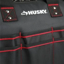 Husky 16 in. Large Mouth Tool Bag with Tool Wall -Tool Storage Online Shop black husky tool bags 67126 02 77 1000