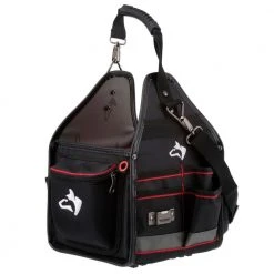 Husky 10 in. Electrician Tool Bag with Removable Tool Wall -Tool Storage Online Shop black husky tool bags 67128 02 fa 1000