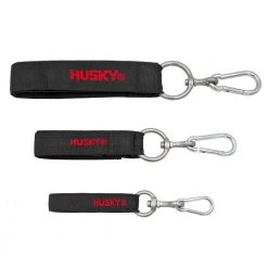Husky 18 in. Heavy-Duty Hanging Carabiner Strap Zinc-Plated Steel with Quick-Release Hook and Loop Fastening in Black (2-Pack) 18 Husky 18 in. Heavy-Duty Hanging Carabiner Strap Zinc-Plated Steel with Quick-Release Hook and Loop Fastening in Black (2-Pack) -Tool Storage Online Shop black husky tool bags hd00138 th2pk fa 1000