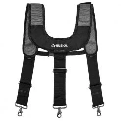 Husky 16-Pocket Black Carpenter's Tool Belt with Suspenders -Tool Storage Online Shop black husky tool belts hd00144 4f 1000