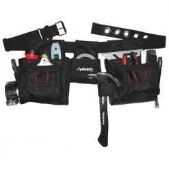 Husky Black Handyman Tool Belt (12-Pocket) -Tool Storage Online Shop black husky tool belts hd793857 th 4f 1000