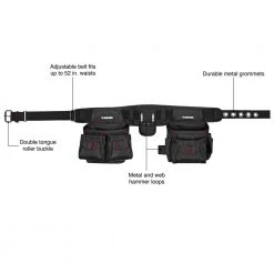 Husky 2-Bag 10-Pocket Black Contractor's Work Tool Belt -Tool Storage Online Shop black husky tool belts hd858759 th 40 1000