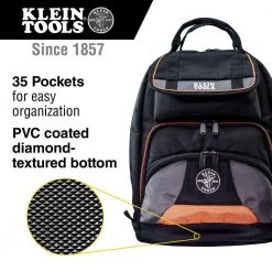Klein Tools Tradesman Pro 17.5 in. Tool Gear Back Pack -Tool Storage Online Shop black klein tools tool bags 55475 40 1000