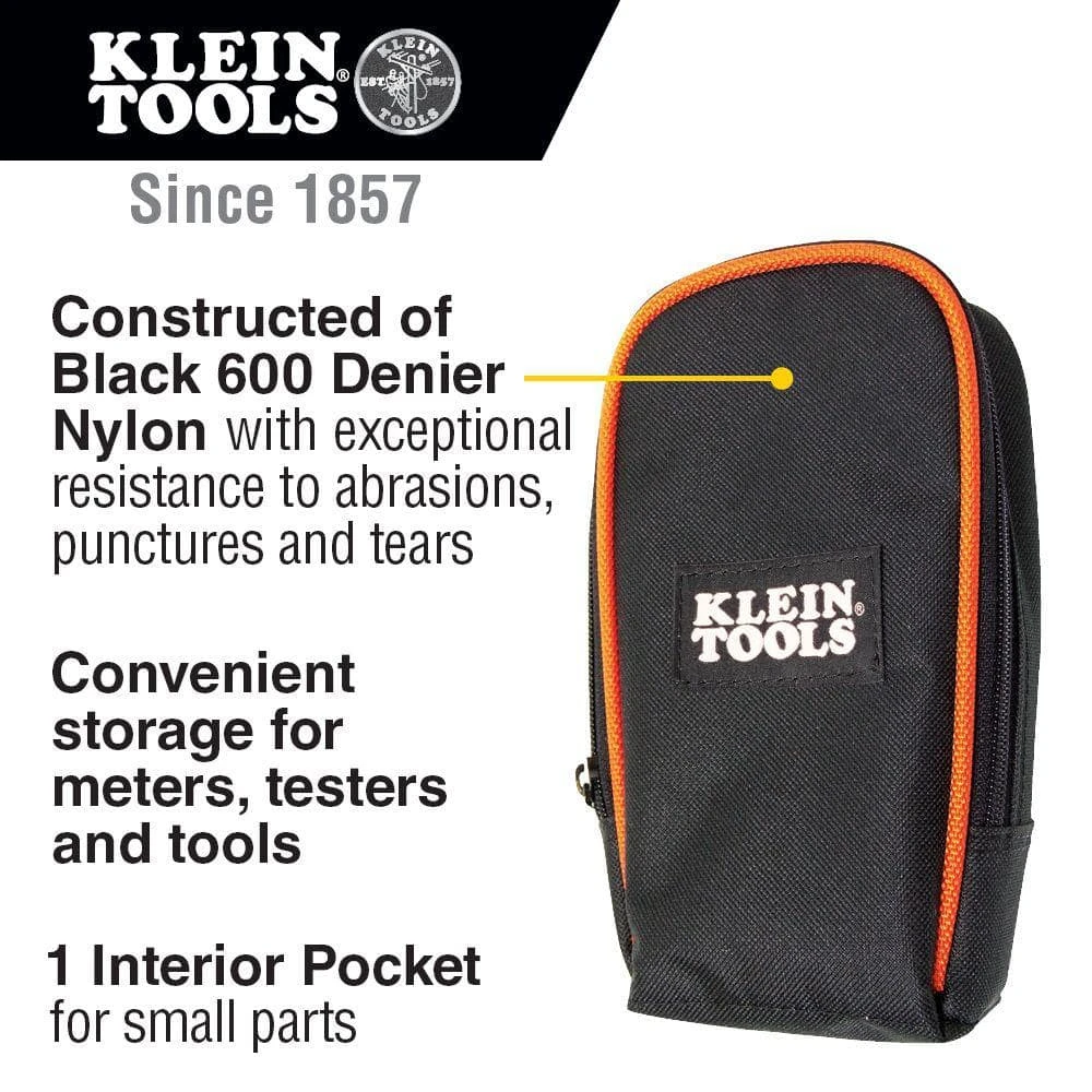 Klein Tools 3.5 in. Multimeter Carrying Tool Case 4 Klein Tools 3.5 in. Multimeter Carrying Tool Case - Image 2