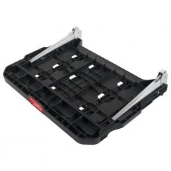 Milwaukee PACKOUT 22.3 in. Black Resin Racking Shelf with Metal Reinforced Frame -Tool Storage Online Shop black milwaukee portable tool boxes 48 22 8481 1d 1000