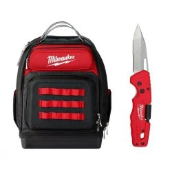Milwaukee 15 in. Ultimate Jobsite Backpack with 5-in-1 Folding Knife