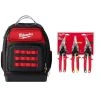 Milwaukee 15 in. Ultimate Jobsite Backpack W/ Left, Right, and Straight Aviation Snips (3-Pack) 2 Milwaukee 15 in. Ultimate Jobsite Backpack W/ Left, Right, and Straight Aviation Snips (3-Pack) -Tool Storage Online Shop black milwaukee tool bags 48 22 8201 48 22 4533 64 1000