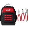 Milwaukee 15 in. Ultimate Jobsite Backpack with 3-Piece Pliers Kit -Tool Storage Online Shop black milwaukee tool bags 48 22 8201 48 22 6331 64 1000