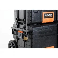 RIDGID 22 in. Pro Gear Cart Tool Box in Black -Tool Storage Online Shop black ridgid modular tool storage systems 221734 44 1000