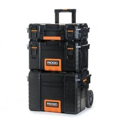 RIDGID 22 in. Pro Gear Cart Tool Box in Black -Tool Storage Online Shop black ridgid modular tool storage systems 221734 c3 1000