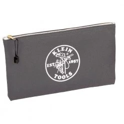 Klein Tools 12-1/2 in. Multi-Color Zipper Bags-Canvas (4-Pack) -Tool Storage Online Shop brown black gray red klein tools tool bags 5141 1d 1000