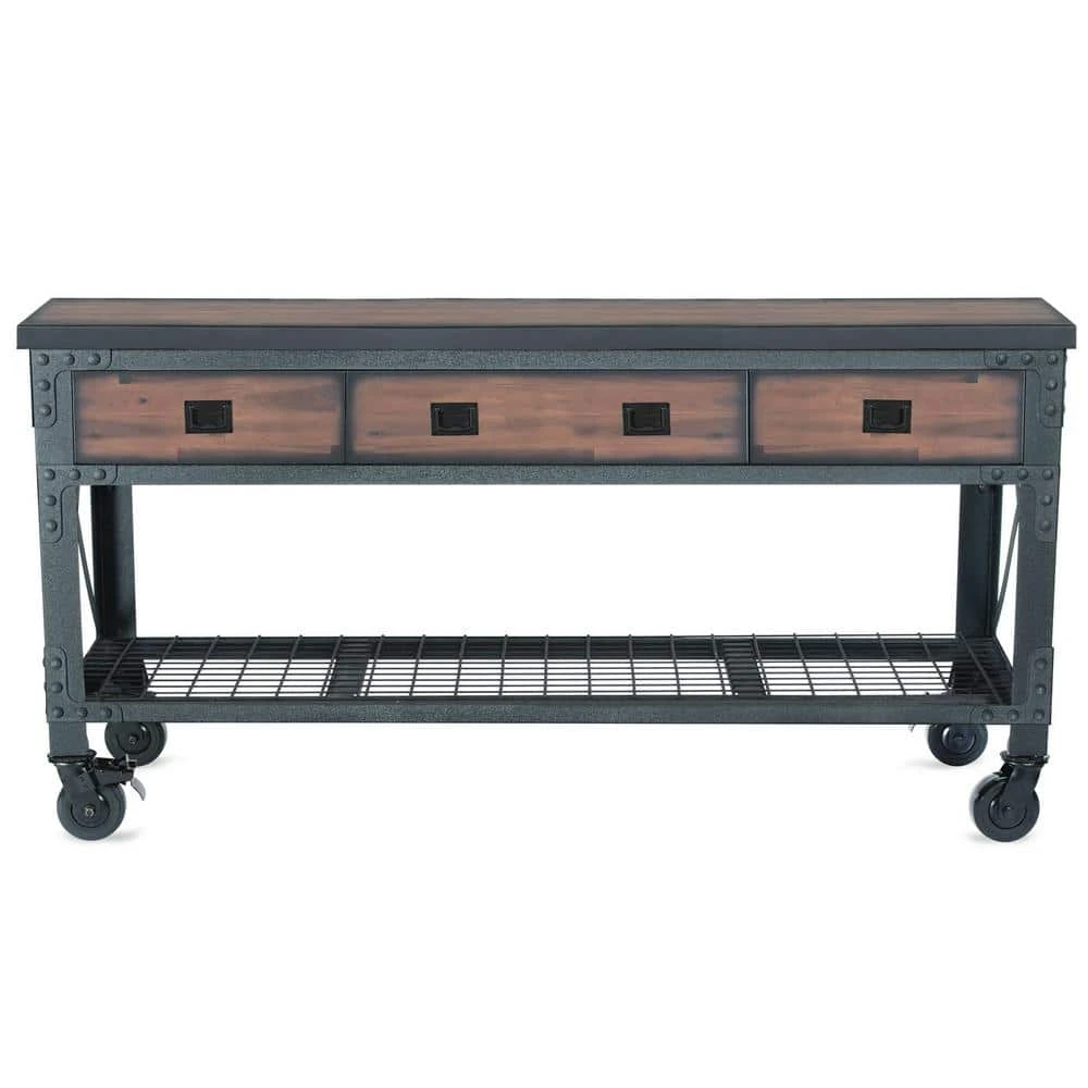 Duramax Building Products 72 in. x 24 in. 3-Drawers Rolling Industrial Workbench and Wood Top 11 Duramax Building Products 72 in. x 24 in. 3-Drawers Rolling Industrial Workbench and Wood Top - Image 9