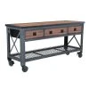 Duramax Building Products 72 in. x 24 in. 3-Drawers Rolling Industrial Workbench and Wood Top -Tool Storage Online Shop brown grey duramax building products mobile workbenches 68001 64 1000