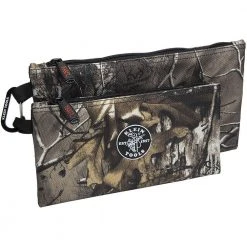 Klein Tools 10 in. Camo Zipper Tool Bag, 2-Pack