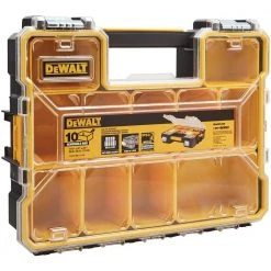 DEWALT 10-Compartment Deep Pro Small Parts Organizer 29 DEWALT 10-Compartment Deep Pro Small Parts Organizer -Tool Storage Online Shop clear black dewalt small parts organizers dwst14825 31 1000