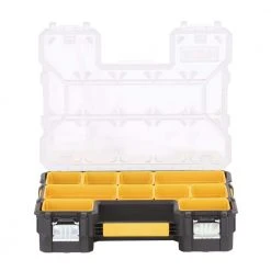 DEWALT 10-Compartment Deep Pro Small Parts Organizer 18 DEWALT 10-Compartment Deep Pro Small Parts Organizer -Tool Storage Online Shop clear black dewalt small parts organizers dwst14825 40 1000