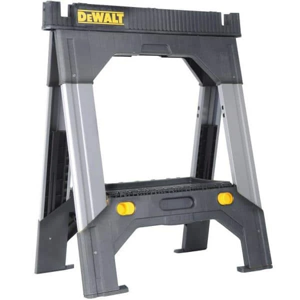 DEWALT 33 in. Folding Sawhorse with Adjustable Metal Legs 10 DEWALT 33 in. Folding Sawhorse with Adjustable Metal Legs - Image 8