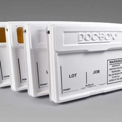 DOC-BOX 21 in. x 27 in. x 4 in. Outdoor/Indoor Standard Posting Permit Box Unit -Tool Storage Online Shop doc box jobsite boxes 10102 4f 1000