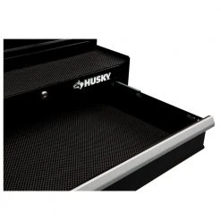 Husky 26.5 in. W x 18 in. D Standard Duty 4-Drawer Rolling Tool Cabinet in Gloss Black 20 Husky 26.5 in. W x 18 in. D Standard Duty 4-Drawer Rolling Tool Cabinet in Gloss Black -Tool Storage Online Shop gloss black husky tool cabinets hkst98066bk 1f 1000