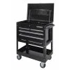 Husky 33 in. W 4-Drawer Mechanics Tool Utility Cart in Gloss Black -Tool Storage Online Shop gloss black husky tool carts houc3304b10 64 1000