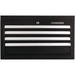 Husky 26 in. W x 12 in. D Standard Duty 4-Drawer Top Tool Chest in Gloss Black 19 Husky 26 in. W x 12 in. D Standard Duty 4-Drawer Top Tool Chest in Gloss Black -Tool Storage Online Shop gloss black husky top tool chests hkst98065bk 40 1000