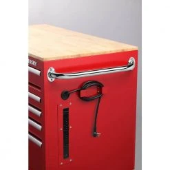 Husky 46 in. W x 24.5 in. D 9-Drawer Gloss Red Deep Tool Chest Mobile Workbench with Hardwood Top 15 Husky 46 in. W x 24.5 in. D 9-Drawer Gloss Red Deep Tool Chest Mobile Workbench with Hardwood Top -Tool Storage Online Shop gloss red husky mobile workbenches h46mwc9rv2 c 1f 1000
