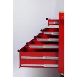 Husky 46 in. W x 24.5 in. D 9-Drawer Gloss Red Deep Tool Chest Mobile Workbench with Hardwood Top 16 Husky 46 in. W x 24.5 in. D 9-Drawer Gloss Red Deep Tool Chest Mobile Workbench with Hardwood Top -Tool Storage Online Shop gloss red husky mobile workbenches h46mwc9rv2 c 44 1000