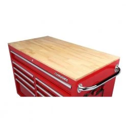 Husky 46 in. W x 24.5 in. D 9-Drawer Gloss Red Deep Tool Chest Mobile Workbench with Hardwood Top 14 Husky 46 in. W x 24.5 in. D 9-Drawer Gloss Red Deep Tool Chest Mobile Workbench with Hardwood Top -Tool Storage Online Shop gloss red husky mobile workbenches h46mwc9rv2 c 4f 1000