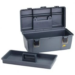 Plano 20 in. Tool Box with Tray 5 Plano 20 in. Tool Box with Tray -Tool Storage Online Shop graphite gray plano portable tool boxes 651010 c3 1000
