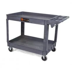 WEN 25.5 in. x 46 in. 500 lbs. Capacity Extra-Wide Service Utility Cart -Tool Storage Online Shop gray wen tool carts 73004t 4f 1000