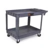 WEN 25.5 in. x 46 in. 500 lbs. Capacity Extra-Wide Service Utility Cart -Tool Storage Online Shop gray wen tool carts 73004t 64 1000